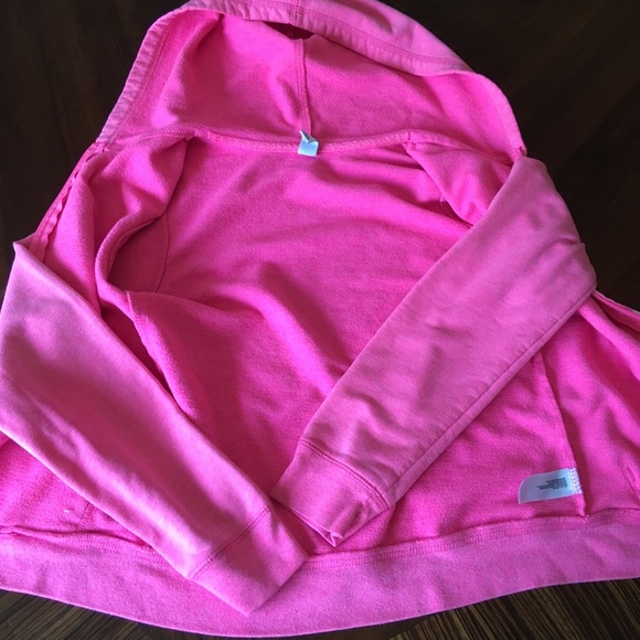 Neon Pink Peace Sign ZIP Hoodie - Picture 7 of 8